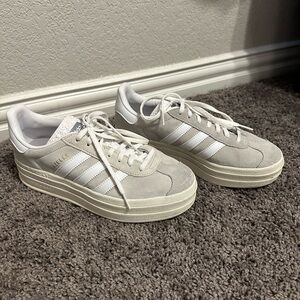 Adidas White and Gray Sneakers